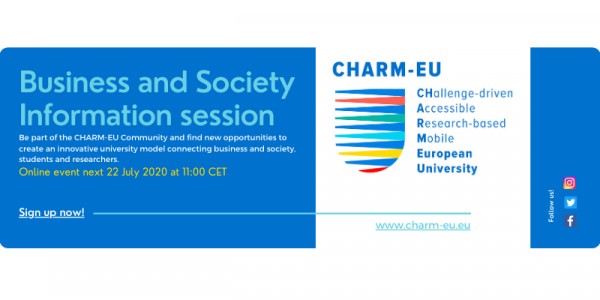 CHARM-EU Information Session Business and Society