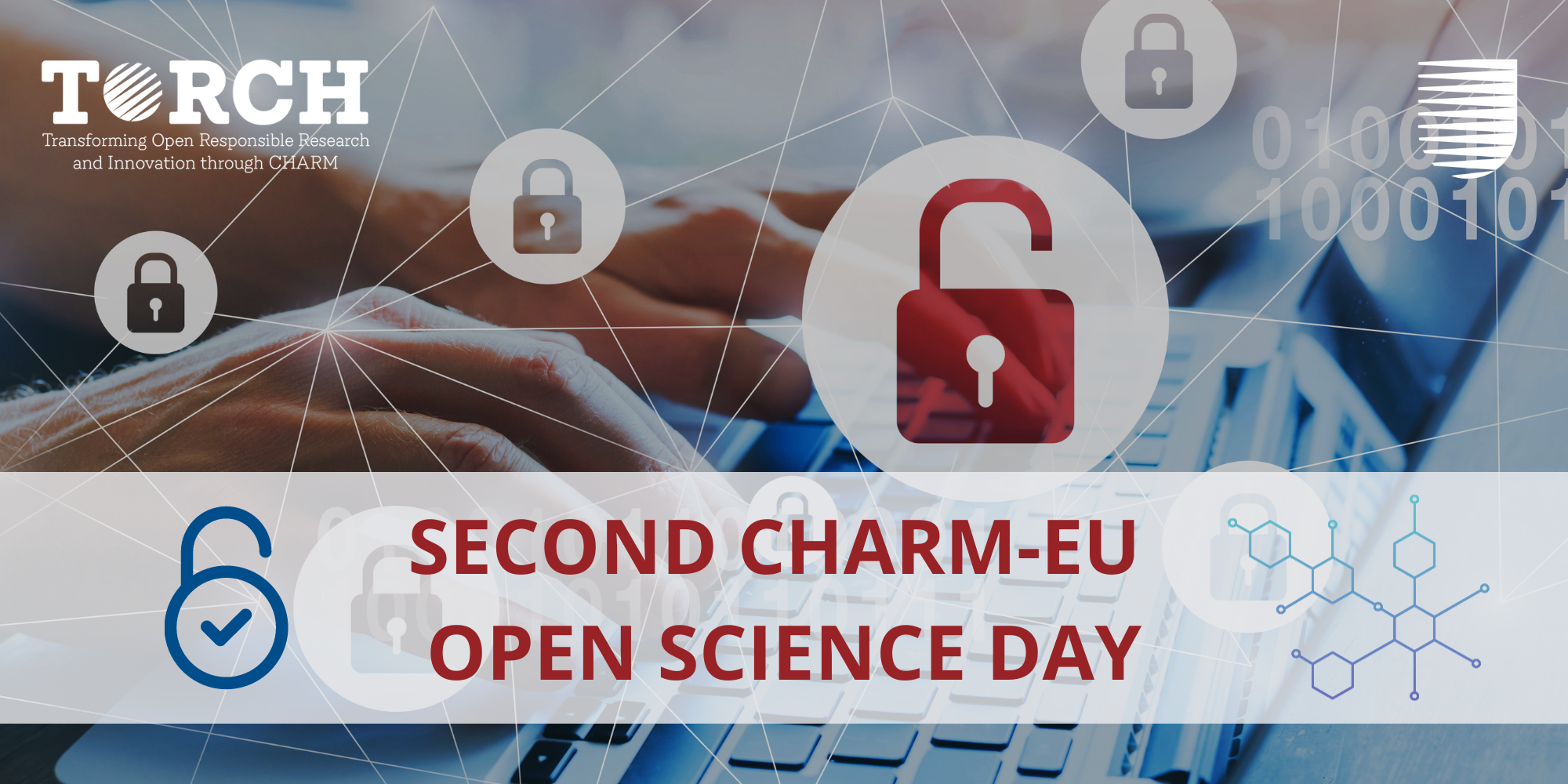 2nd CHARM-EU Open Science Day banner Banner of the 2nd CHARM-EU Open Science Day