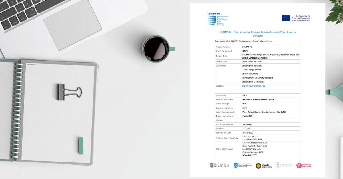 5.4 CHARM-EU Mobility matrix, handbook and funding system