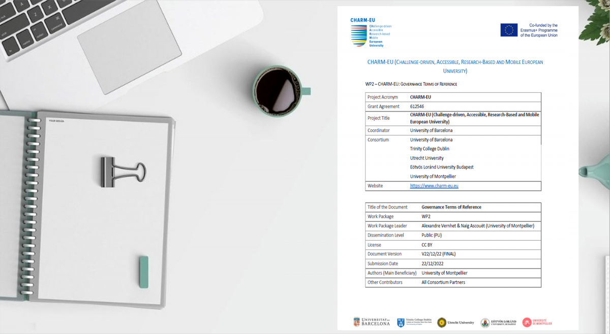 G TOR_0 CHARM-EU Governance: Terms of Reference