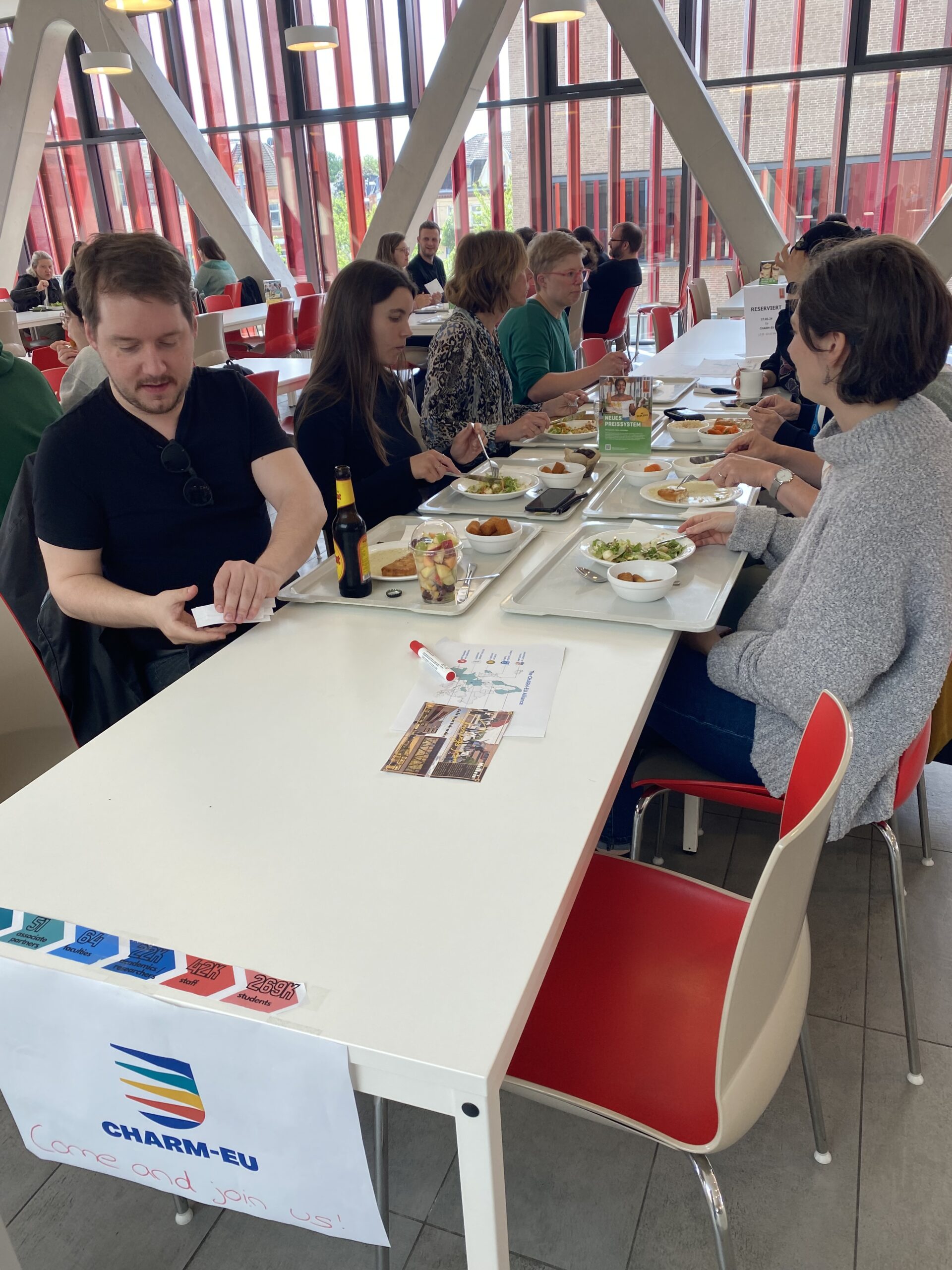 IMG_0537(4) Making CHARM-EU accessible to all bringing the Alliance to a table at HRW