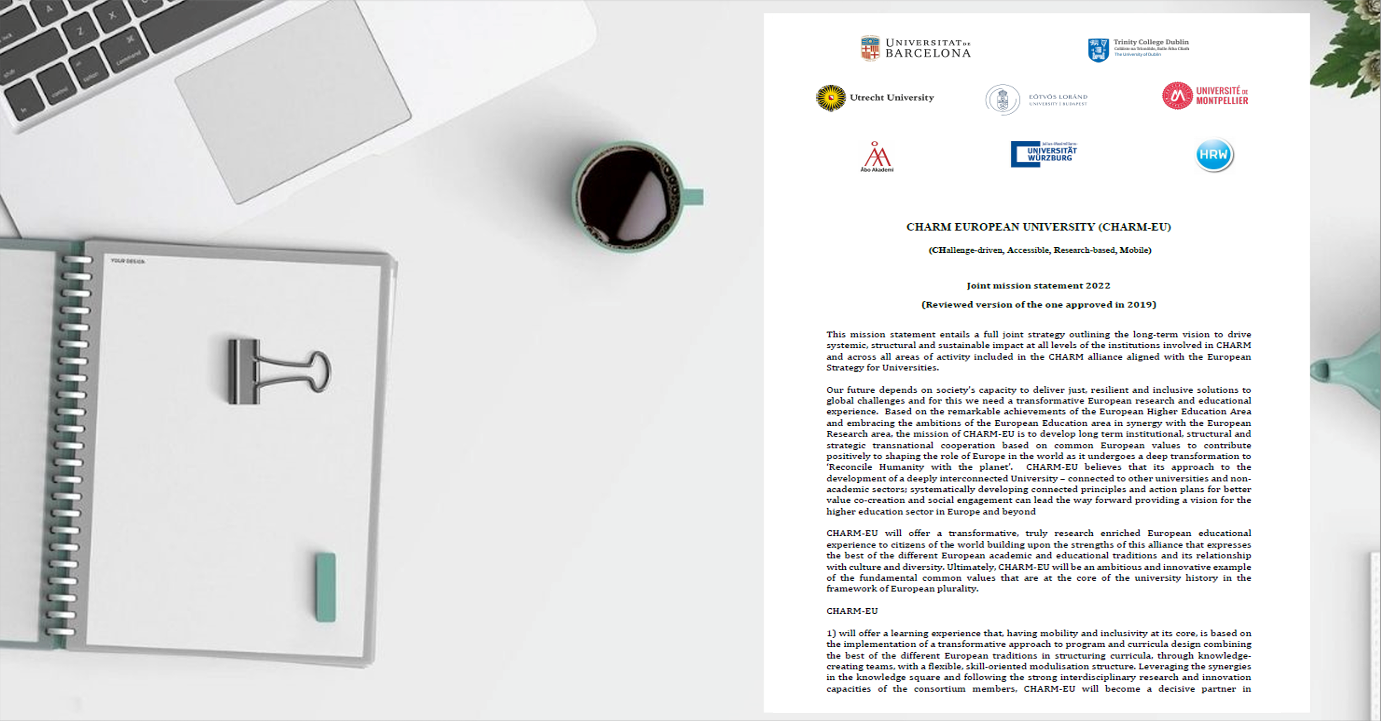 Mission 2022 CHARM-EU Vision and Mission (2022)