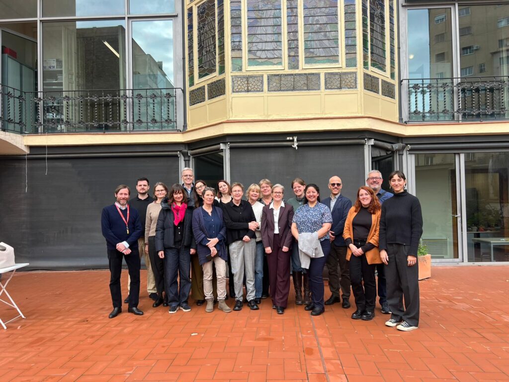 Photo group of the Polyglot group at the University of Barcelona.