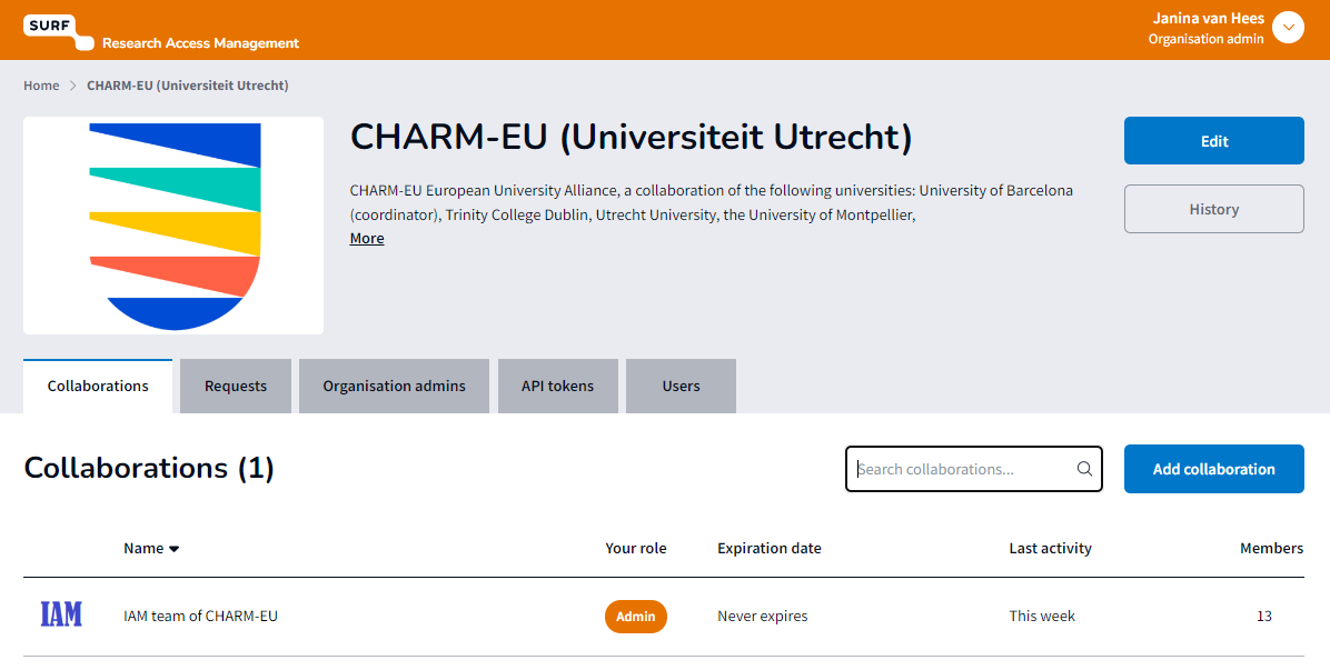 SRAM header.PNG Local sign in for alliance collaboration in a virtual learning environment