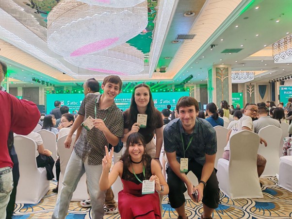 Seed-ED 4 Elian VUILLEMOT, Raphaëlle AUBRY, Hugo BONNAUDET, the Montpellier students with Artemis ANEST at ATBC 2026.