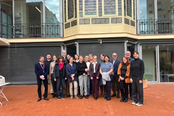 Photo group of the Polyglot group at the University of Barcelona.