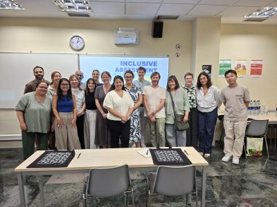 Participants gathered for a group photo during an Inclusive Assessment in Language Education workshop.