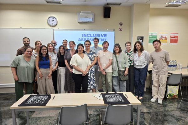 Participants gathered for a group photo during an Inclusive Assessment in Language Education workshop.