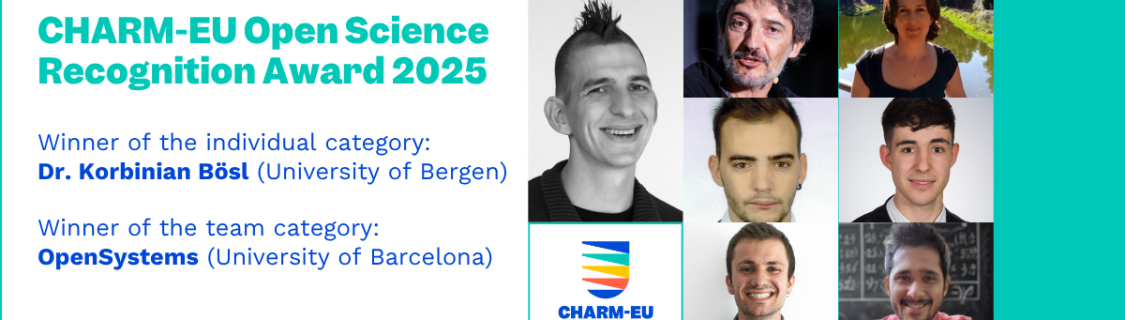 CHARM-EU OS Recognition Award_winner announcement2025