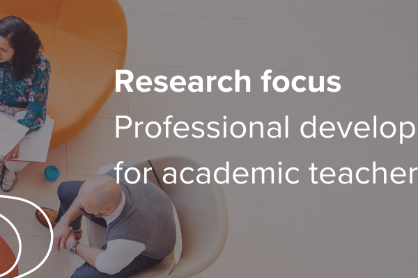 research higher education professional development teaching