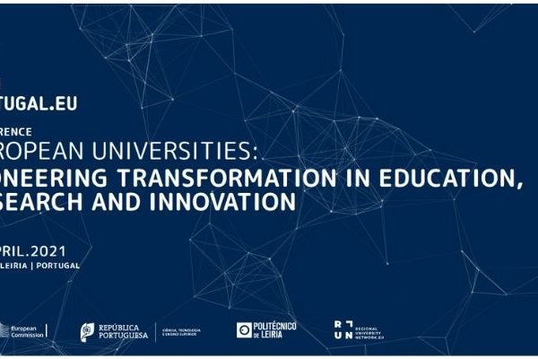 Poster with name of the conference: European Universities: pioneering transformation in education, research and innovation