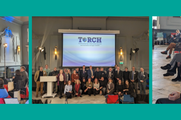 Cover image with photos made during the Second TORCH Annual Forum